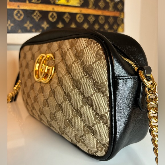 🤎✨SOLD✨🤎 Gucci GG Marmont Quilted Camera Crossbody Bag - Picture 7 of 9